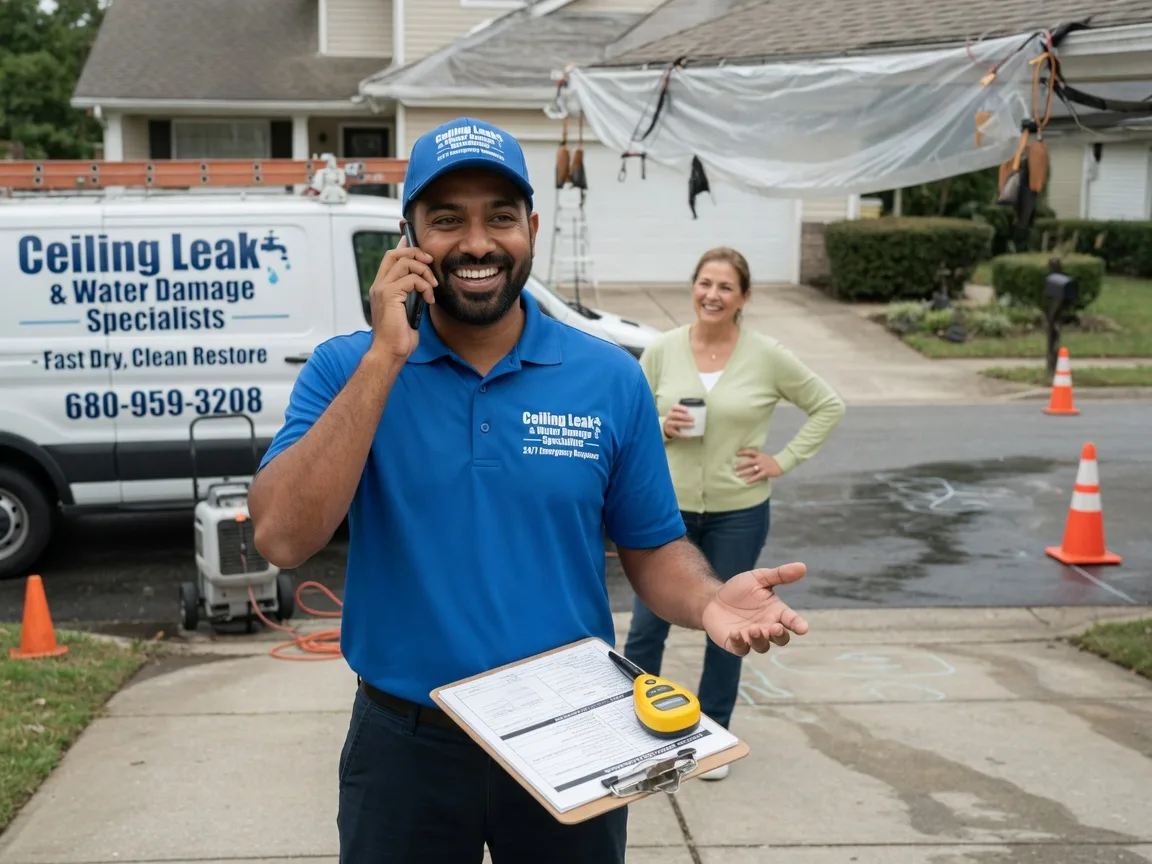 Ceiling Leak Cleanup Iola, TX FAQs